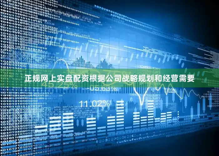 正规网上实盘配资根据公司战略规划和经营需要