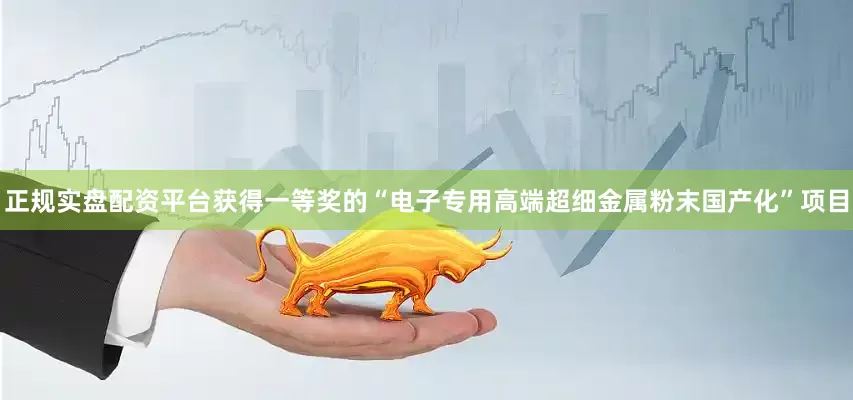 正规实盘配资平台获得一等奖的“电子专用高端超细金属粉末国产化”项目